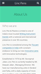 Mobile Screenshot of lincpen.com